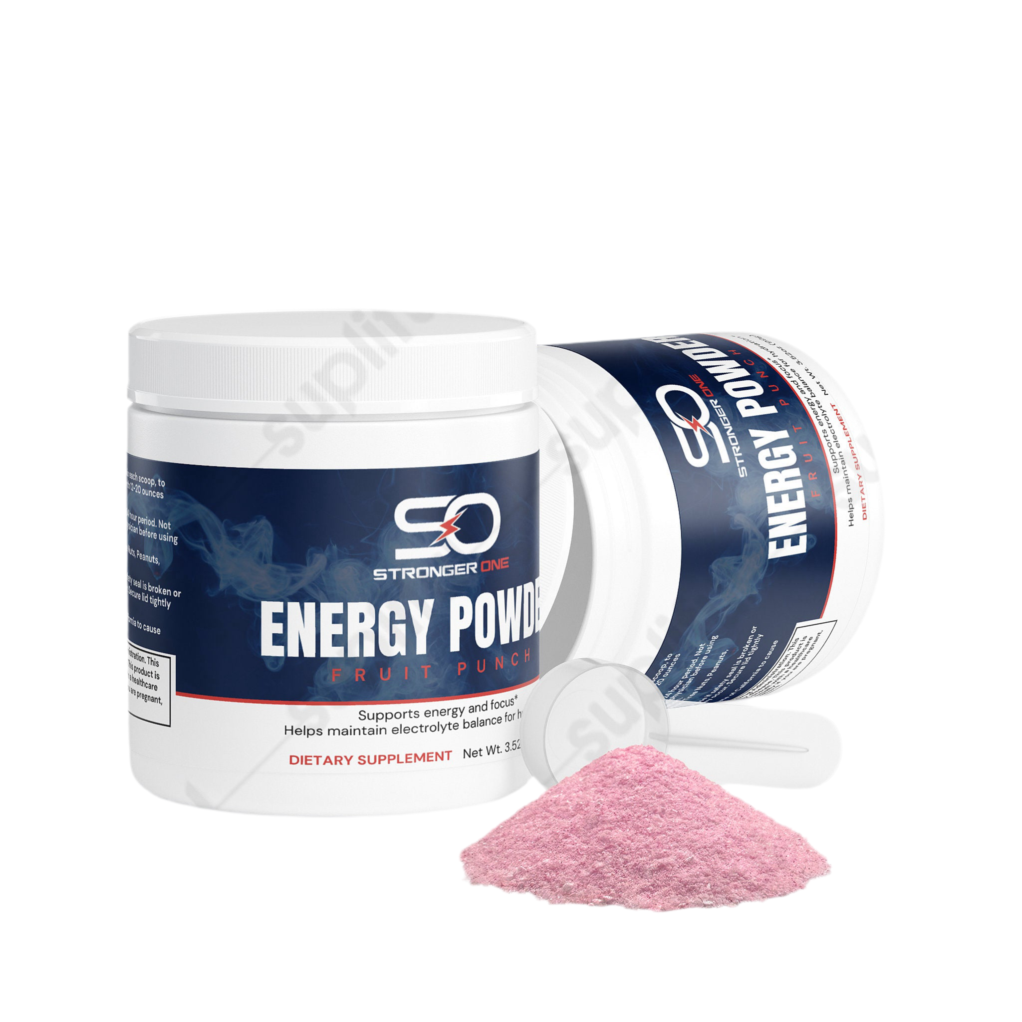 STRONGER-ONE ENERGY POWDER-FRUIT PUNCH