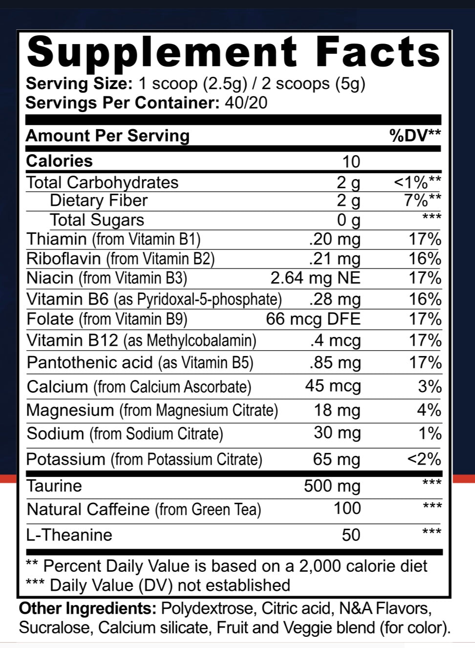 STRONGER-ONE ENERGY POWDER-FRUIT PUNCH